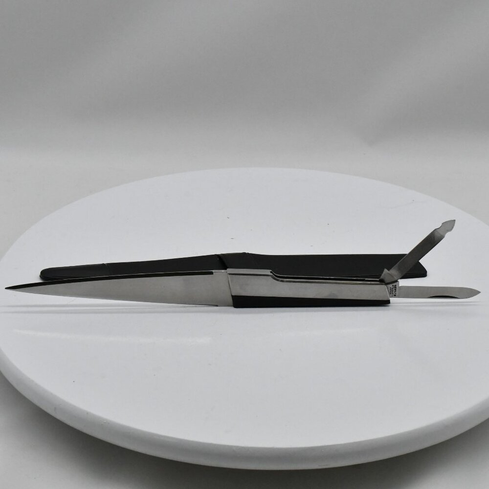 Vintage Vernco Stainless Japan Combination Letter Opener & Knife Multi-Tool
